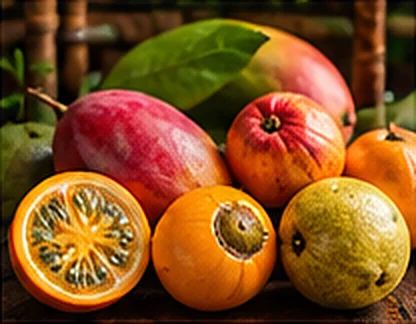 Frutas tropicales colombianas