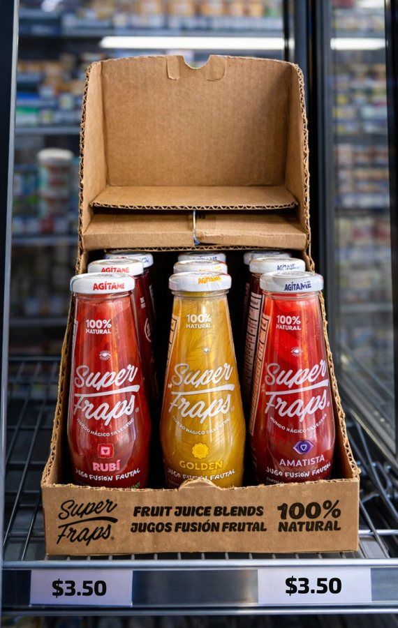 Caja de 9 jugos Superfraps