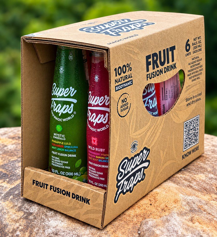Sixpack de jugos Superfraps