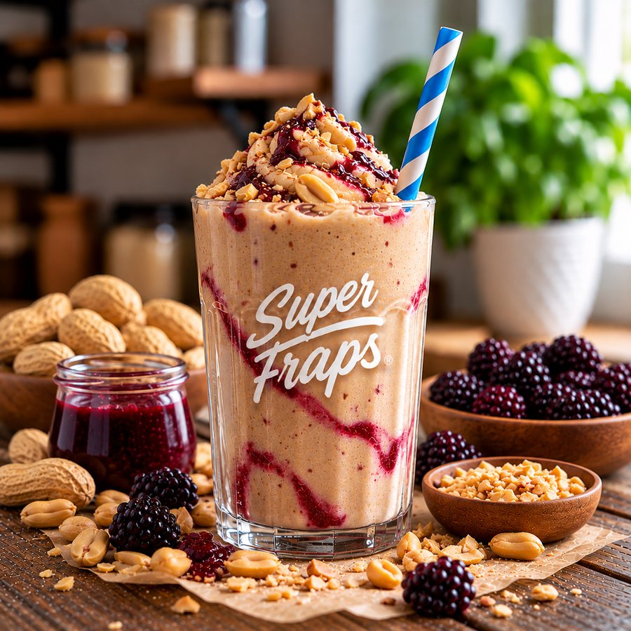 Superfraps Maní Rockstar - Malteada
