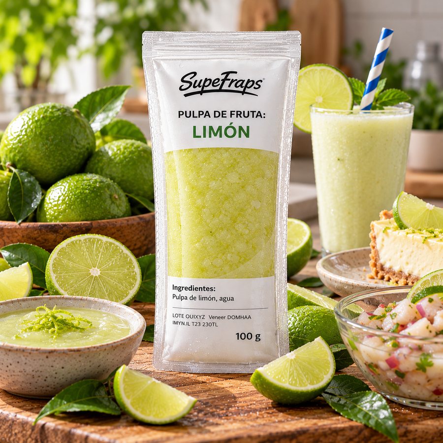 Superfraps Limón - Pulpa de fruta