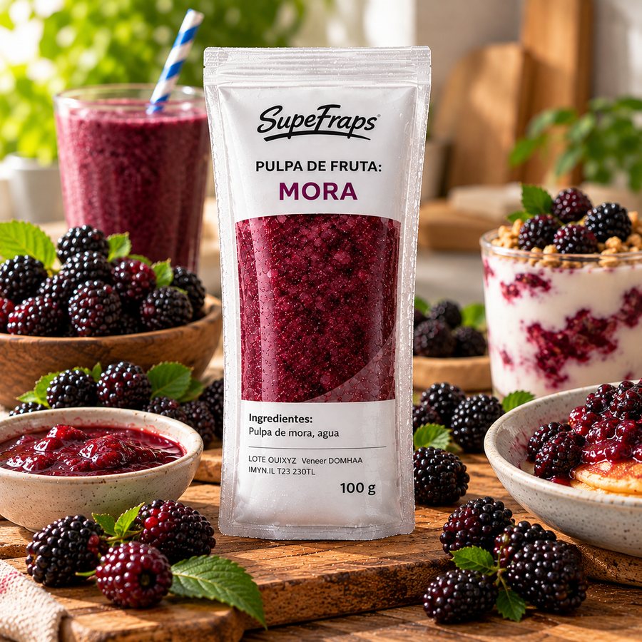 Superfraps Mora - Pulpa de fruta